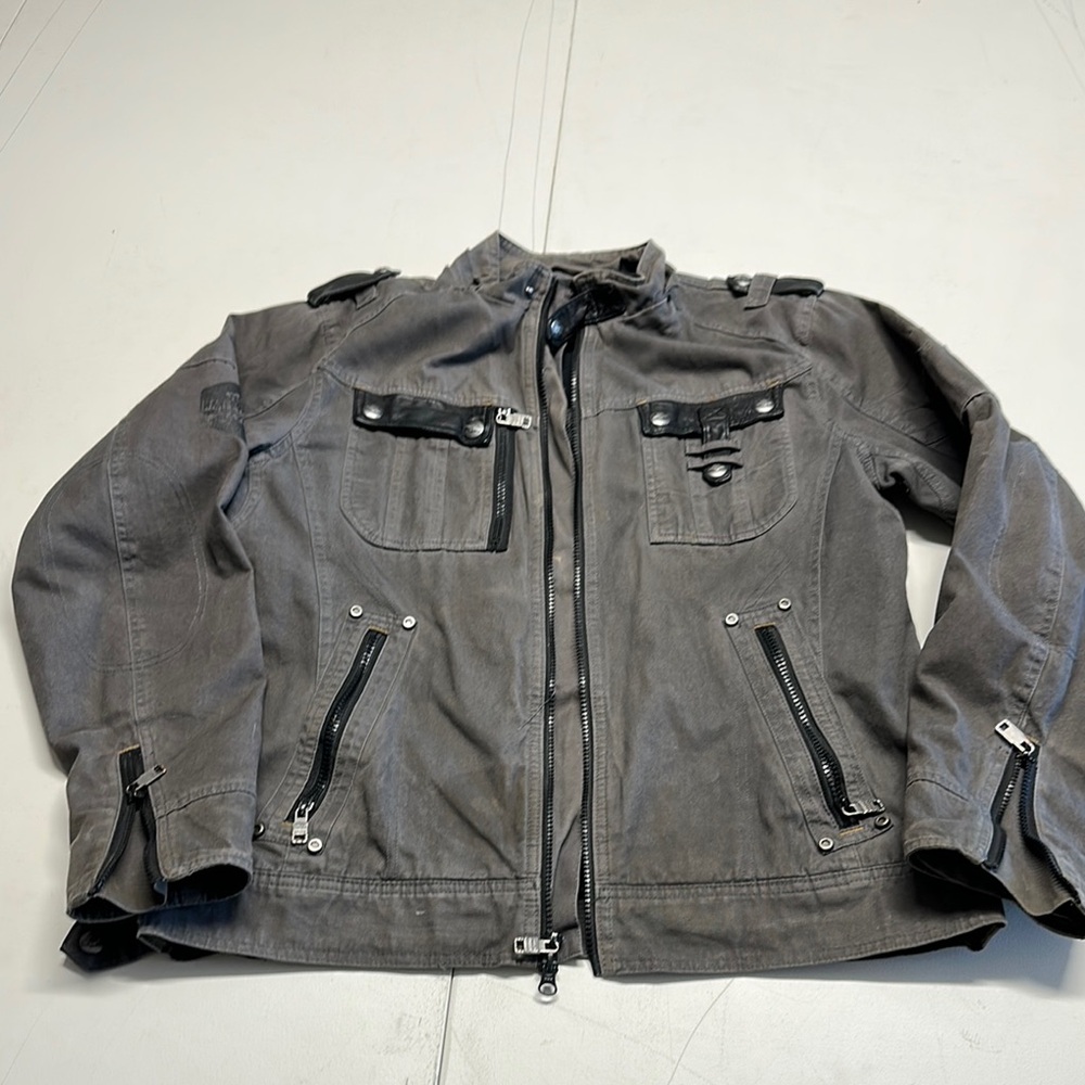 Harley-Davidson Gray Jacket with Black Accents
